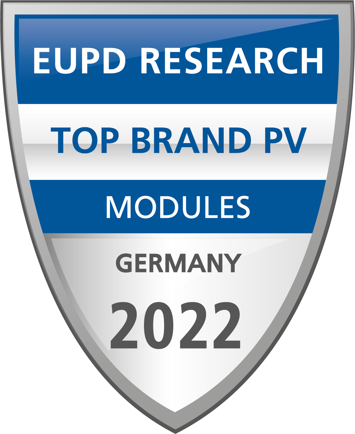 Seit 2015 unter den Top PV Marken im Bereich PV-Module Seit 2015 unter den Top PV Marken im Bereich PV-Module