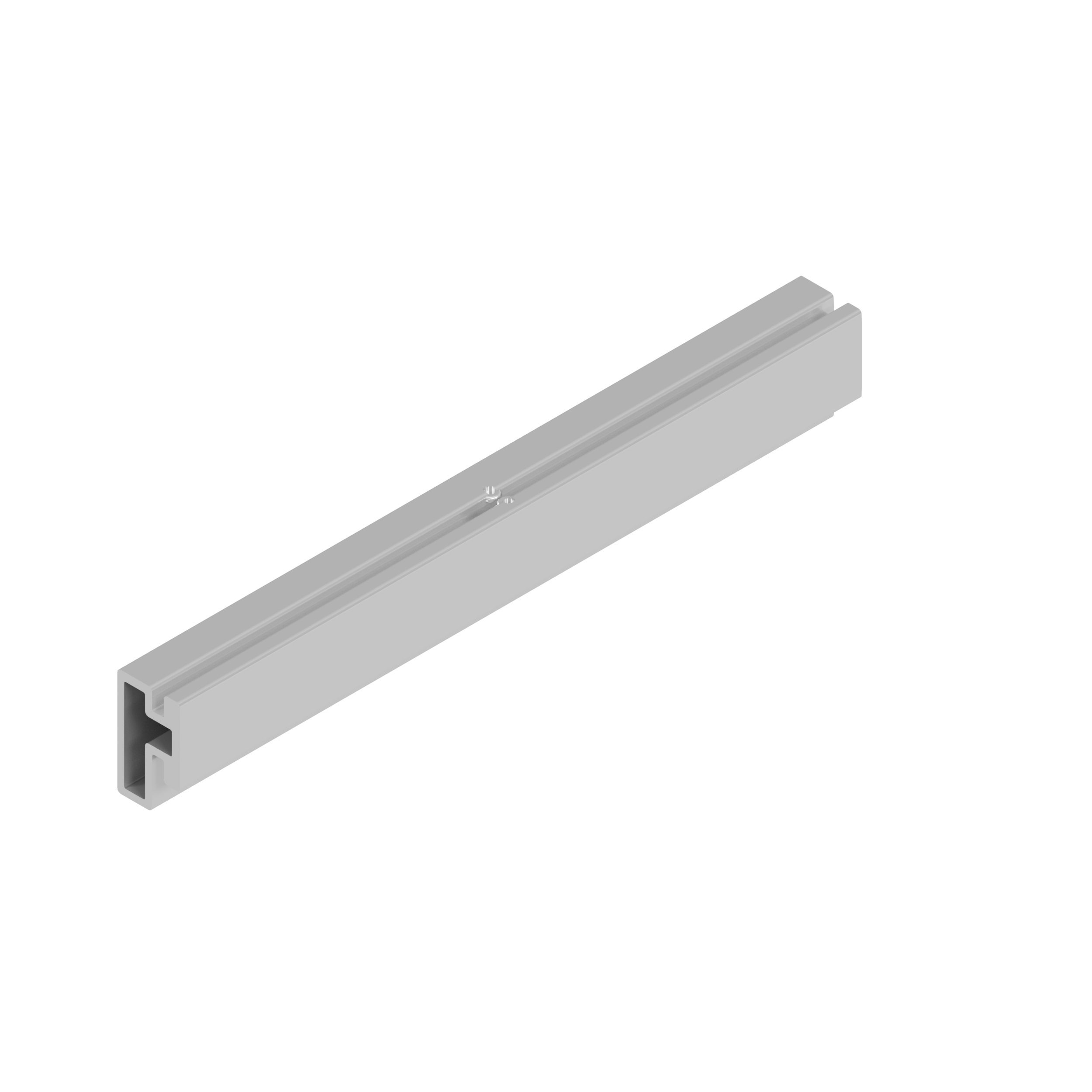 Steck-Schienenverbinder - Alu mit Kerbe